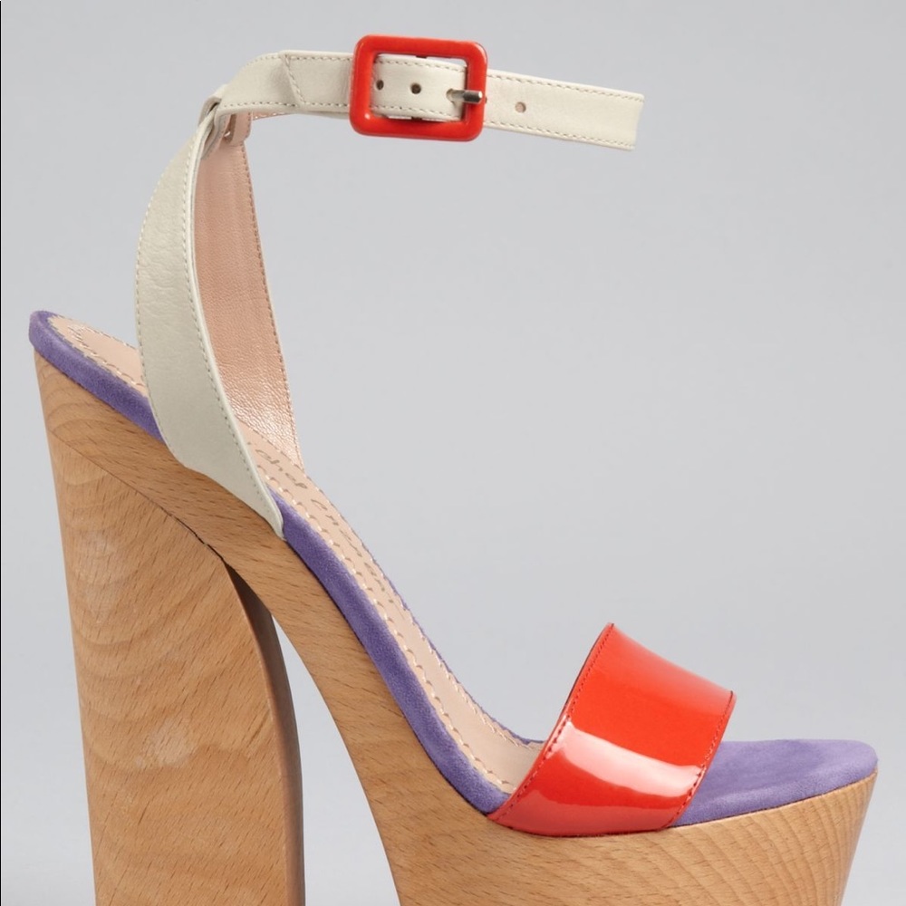 Jean-Michael Cazabat 5in wood wedge sandal